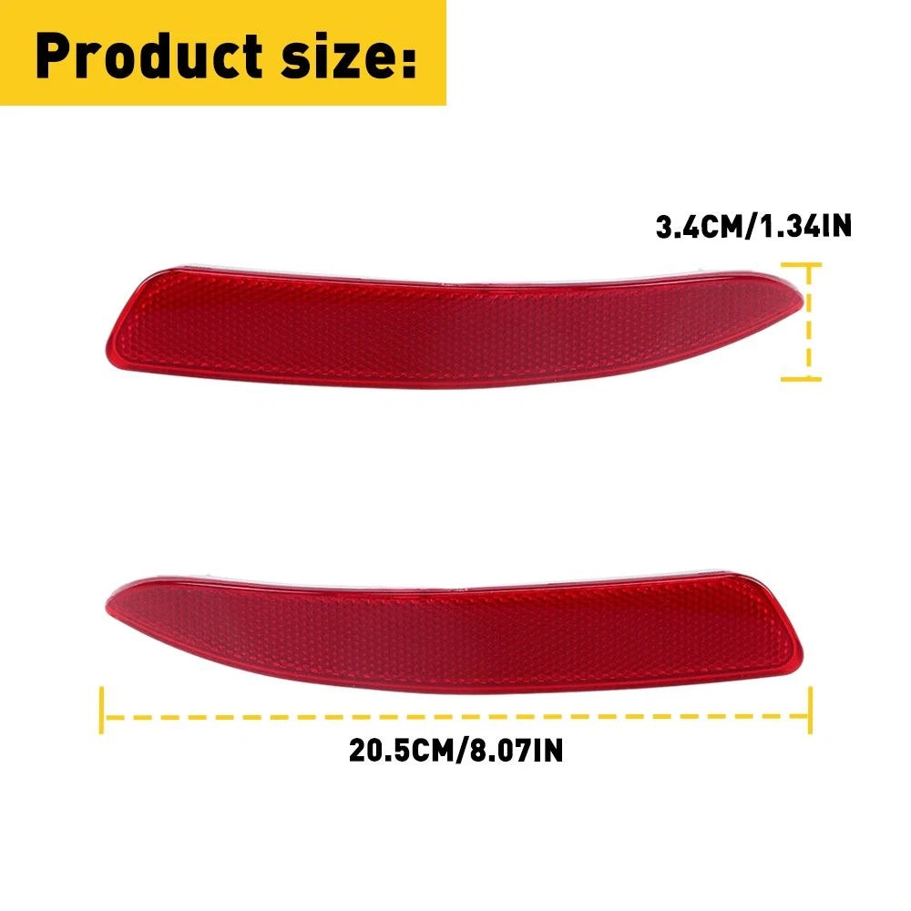2pcs Rear Bumper Reflector Tail Light Lamp Case LH RH For 2007-2013 BMW X5 E70 A 6B93BC-57
