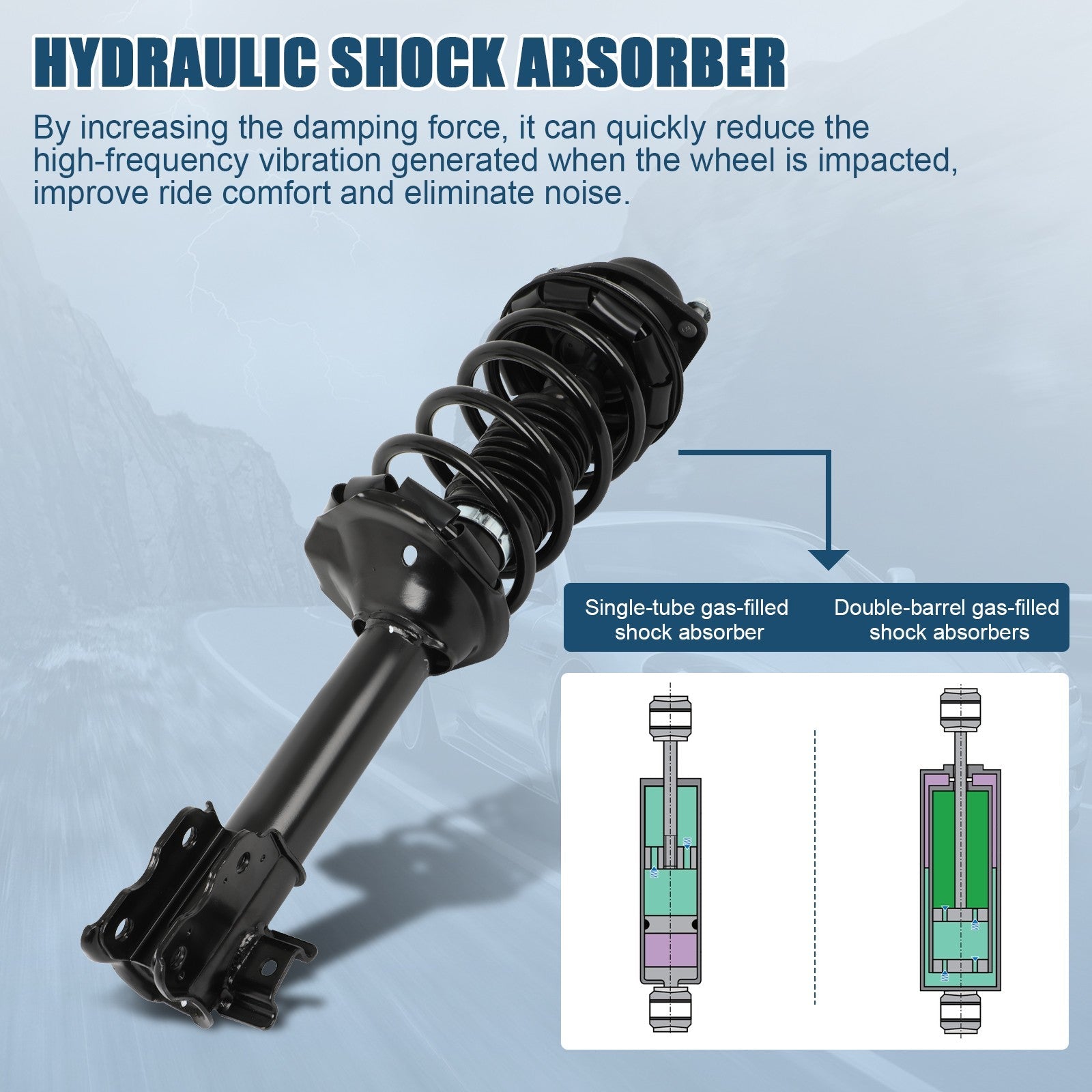 For Nissan Altima 1993-1999 Rear Complete Struts Coil Springs Suspension ×2 6B93BC-57