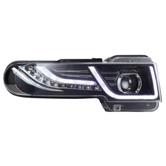 Pair Kit LED Headlights Assembly For 2007-2014 Toyota FJ Cruiser 4.0L Black KOEEP