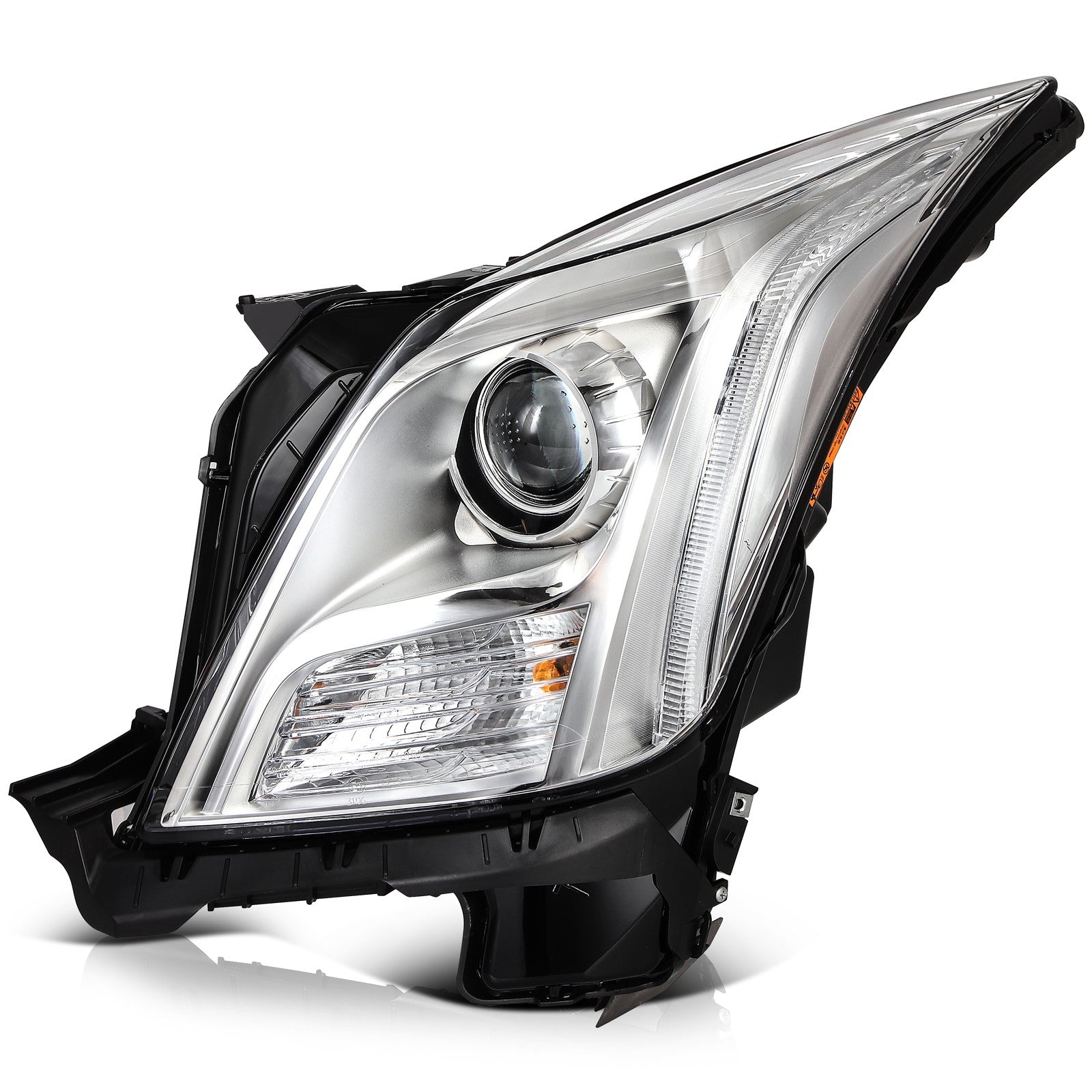 Driver Left Side HID Headlight Assembly For 2013-2017 Cadillac XTS 3.6L Chrome 6B93BC-57