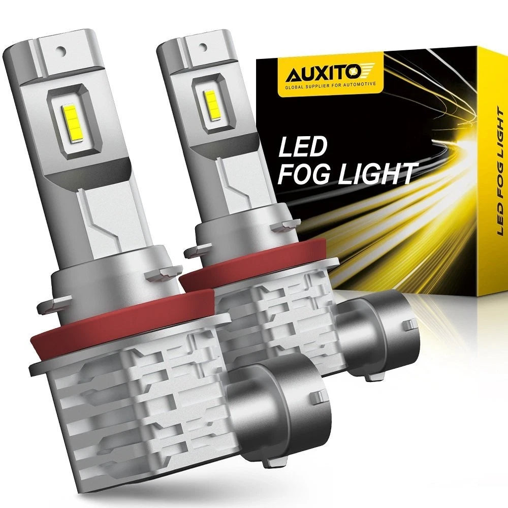AUXITO H9 H8 H11 LED Headlight Super Bright Bulbs 30000LM High/Low Beam 6500K 2X AUXITO