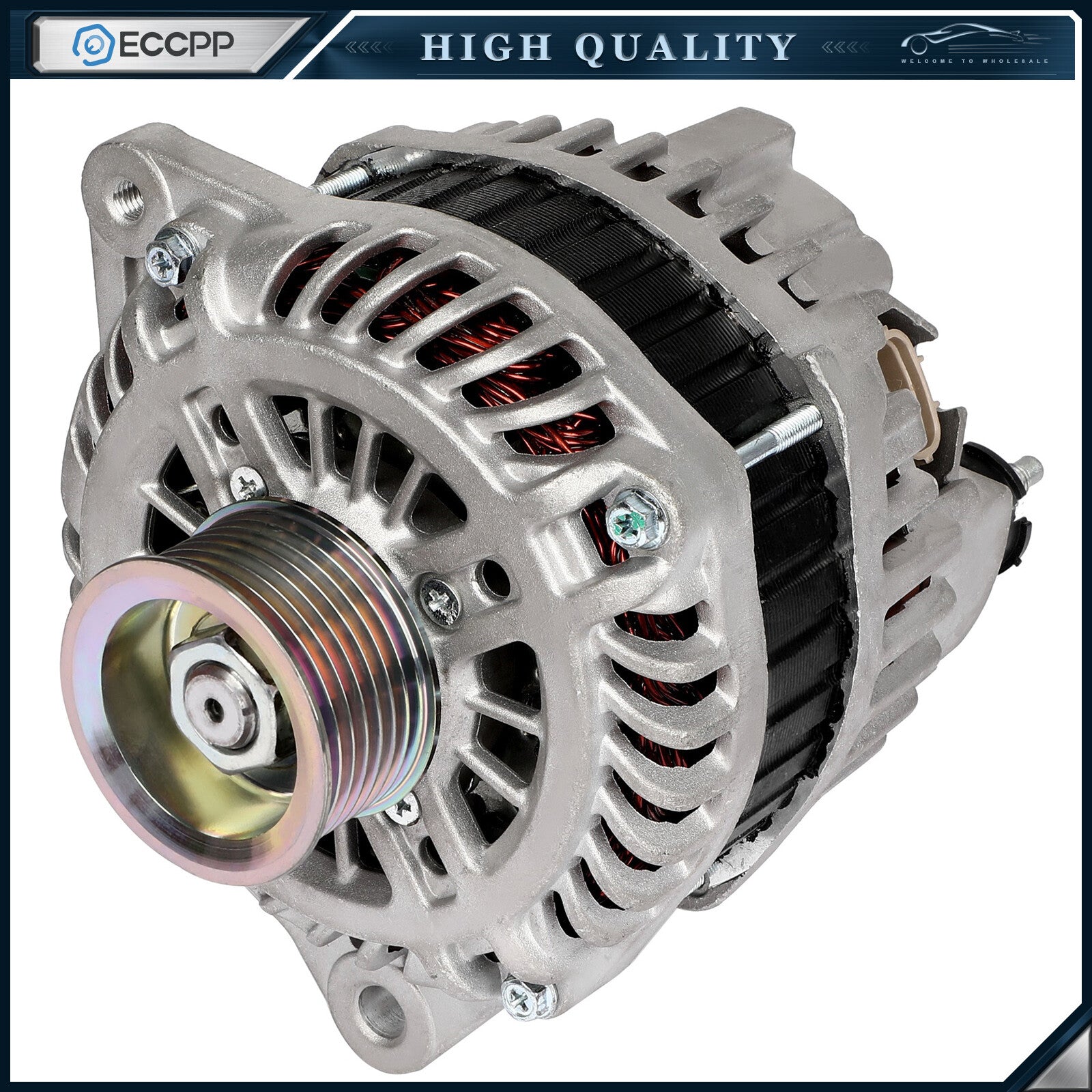 ECCPP Alternator for Infiniti G35 2007 2008 3.5L,G37 2008-2010 3.7L A003TJ1991 6B93BC-57