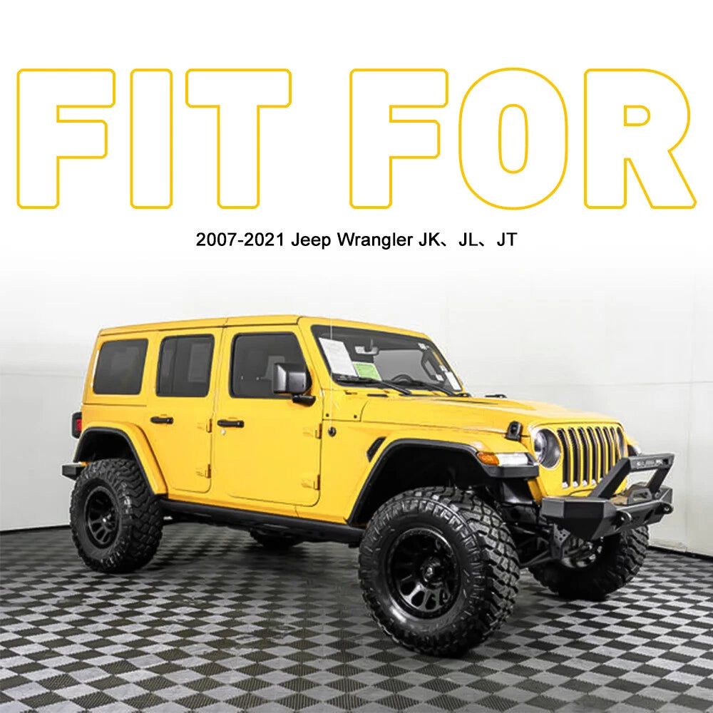 Black Antenna Ornament Bezel Base For 2007-2021 Wrangler JK JL JT Replacement 6B93BC-57