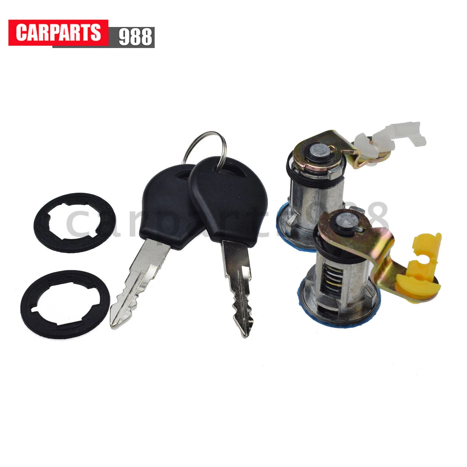 Pair Door Lock Set w/ Keys For Nissan Pickup 1984-1998 80600-01G25 80601-01G25 6B93BC-57