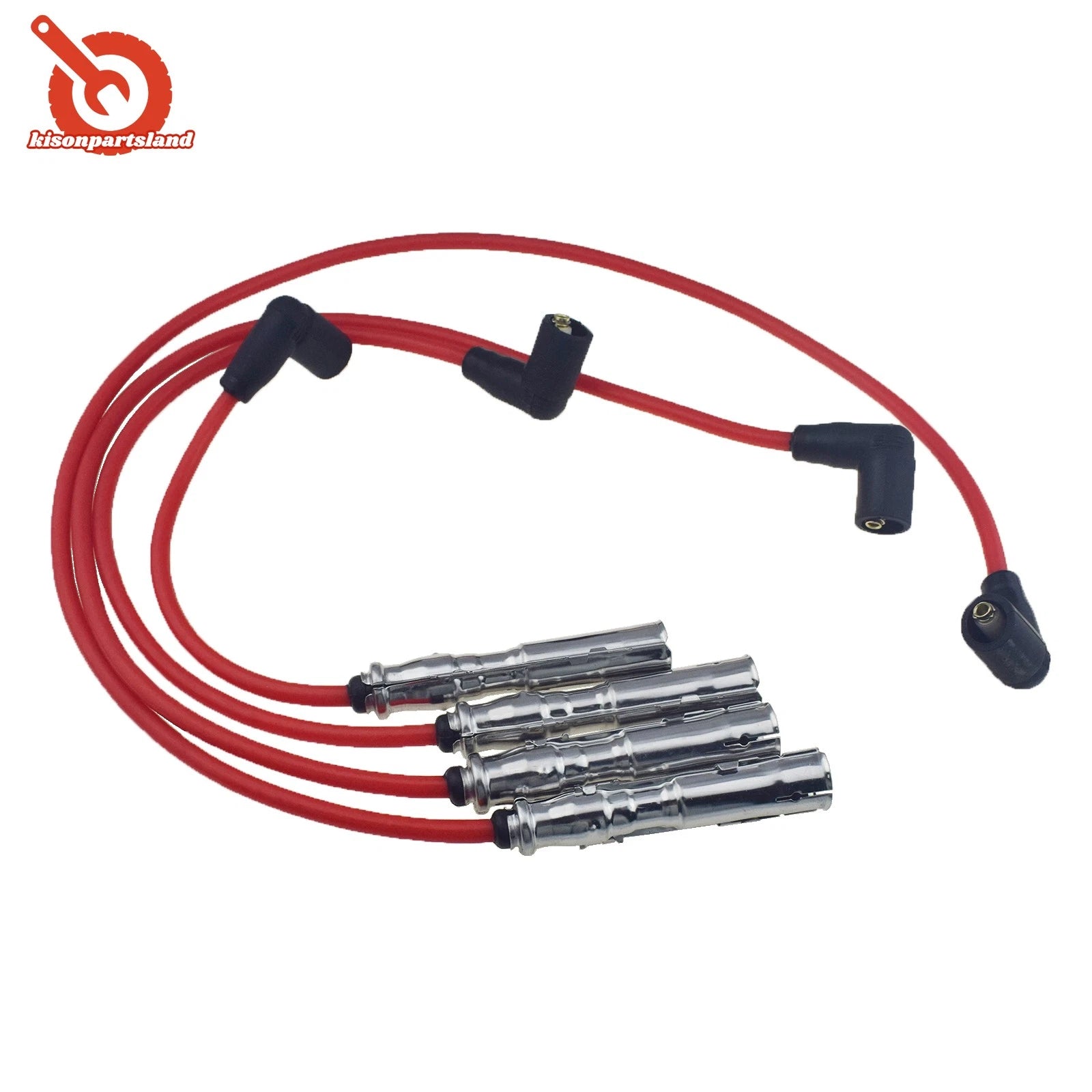 Spark Plug Wire Set For VW Beetle Bora Golf GTI Jetta 2.0L SOHC 27588 144054 6B93BC-57