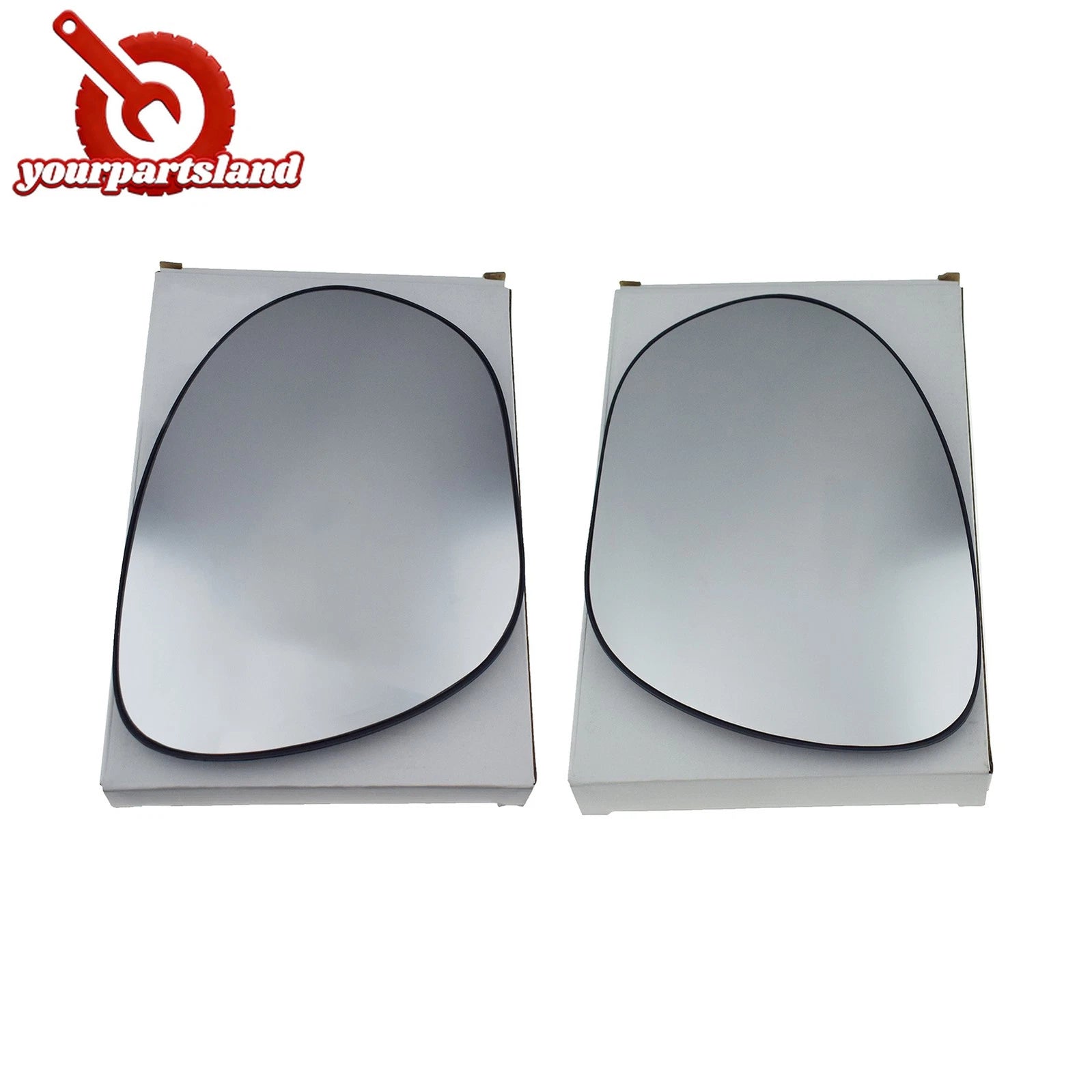 LH RH Mirror Glass Heated w/ Backing 2PCS for 2009-2014 Nissan Cube 963661KA1A 6B93BC-57
