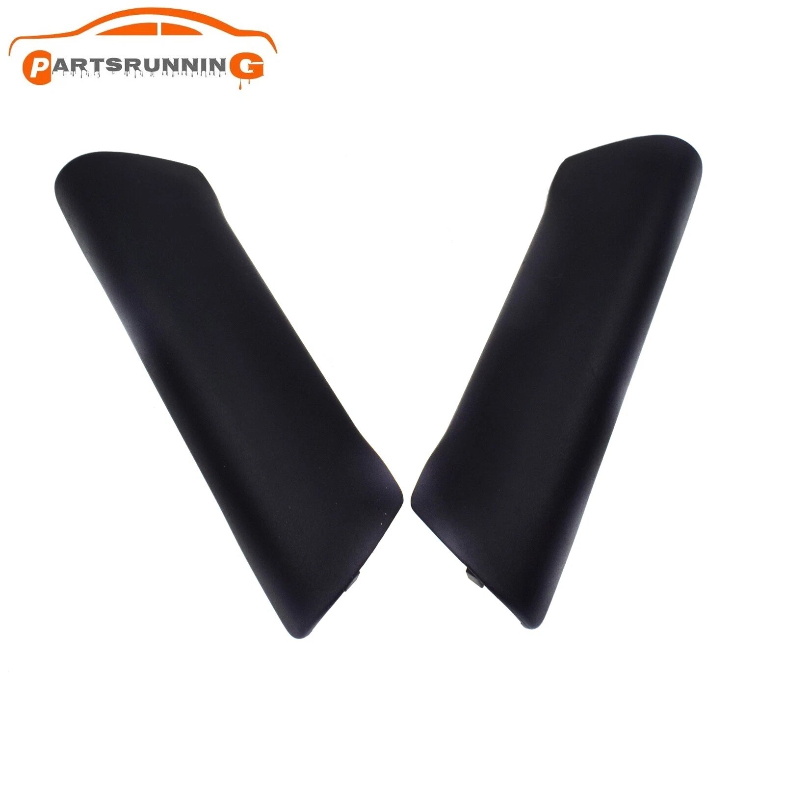 2x Door Handle Trim Handle Shell Cover Black For VW Transporter T5 MK1 2003-2010 6B93BC-57