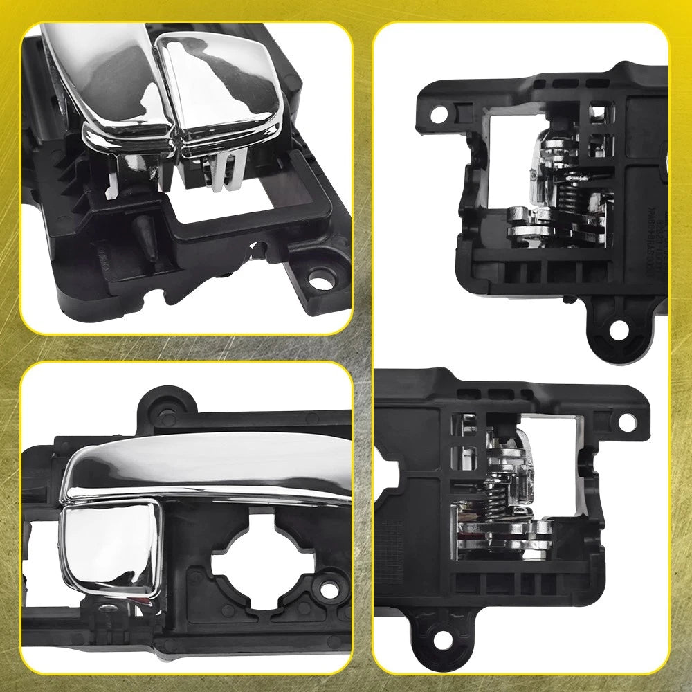 4X Interior Door Handle For 2007-2010 Hyundai Elantra Front Rear Left+Right EOA 6B93BC-57