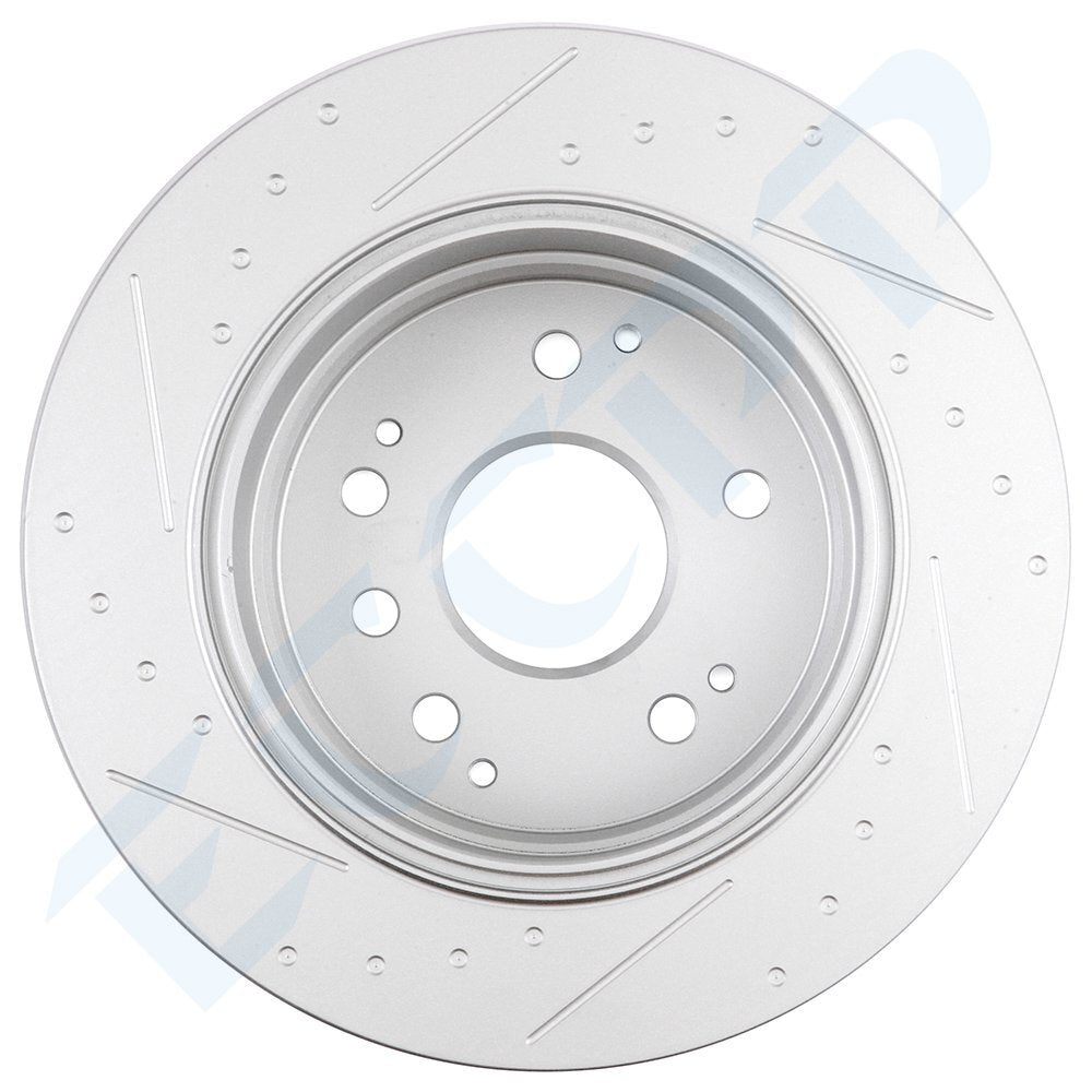 Ceramic Brake Pads And Rotors Front Rear For ACURA TL 04-07 08 Drilled Slotted 6B93BC-57