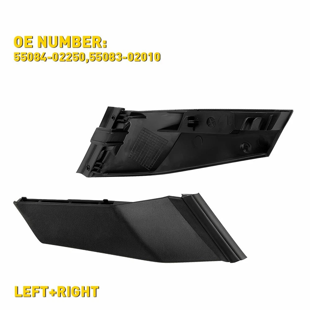 For Toyota Corolla 2014-2019 Pair Windshield Wiper Side Cowl Extension Cover US 6B93BC-57
