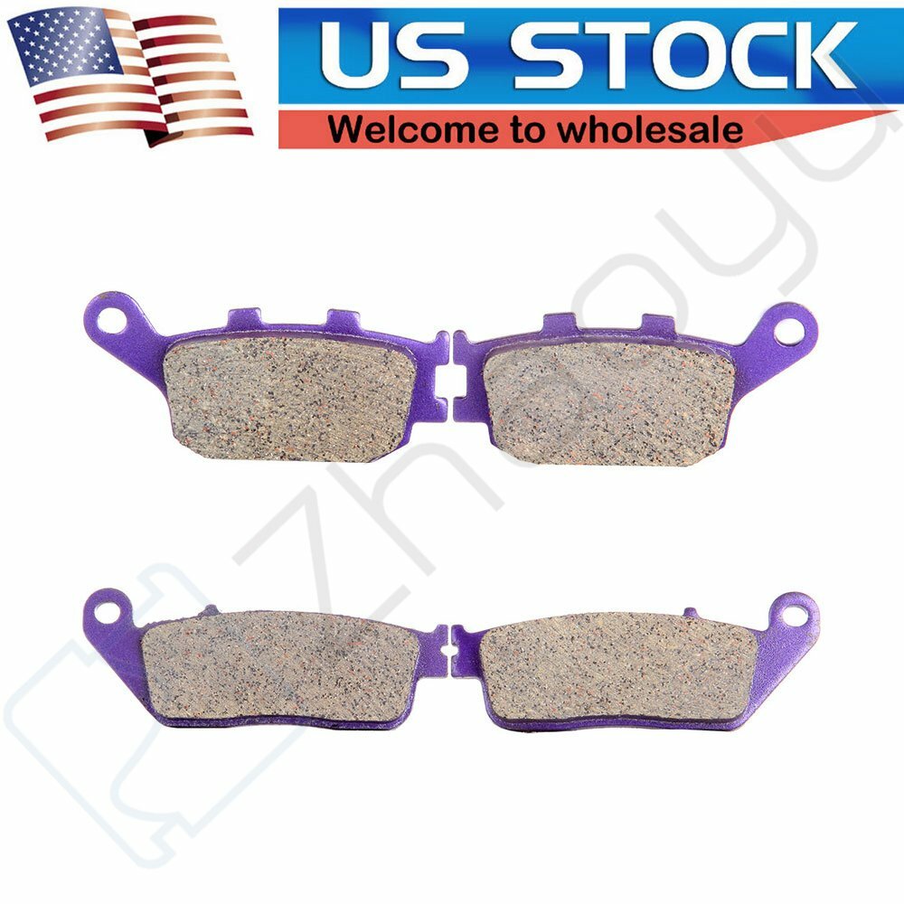 2 Pairs Brake Pads For Honda VT1100T VT1300CR VT1300CT VT1300CX Carbon Fiber 6B93BC-57