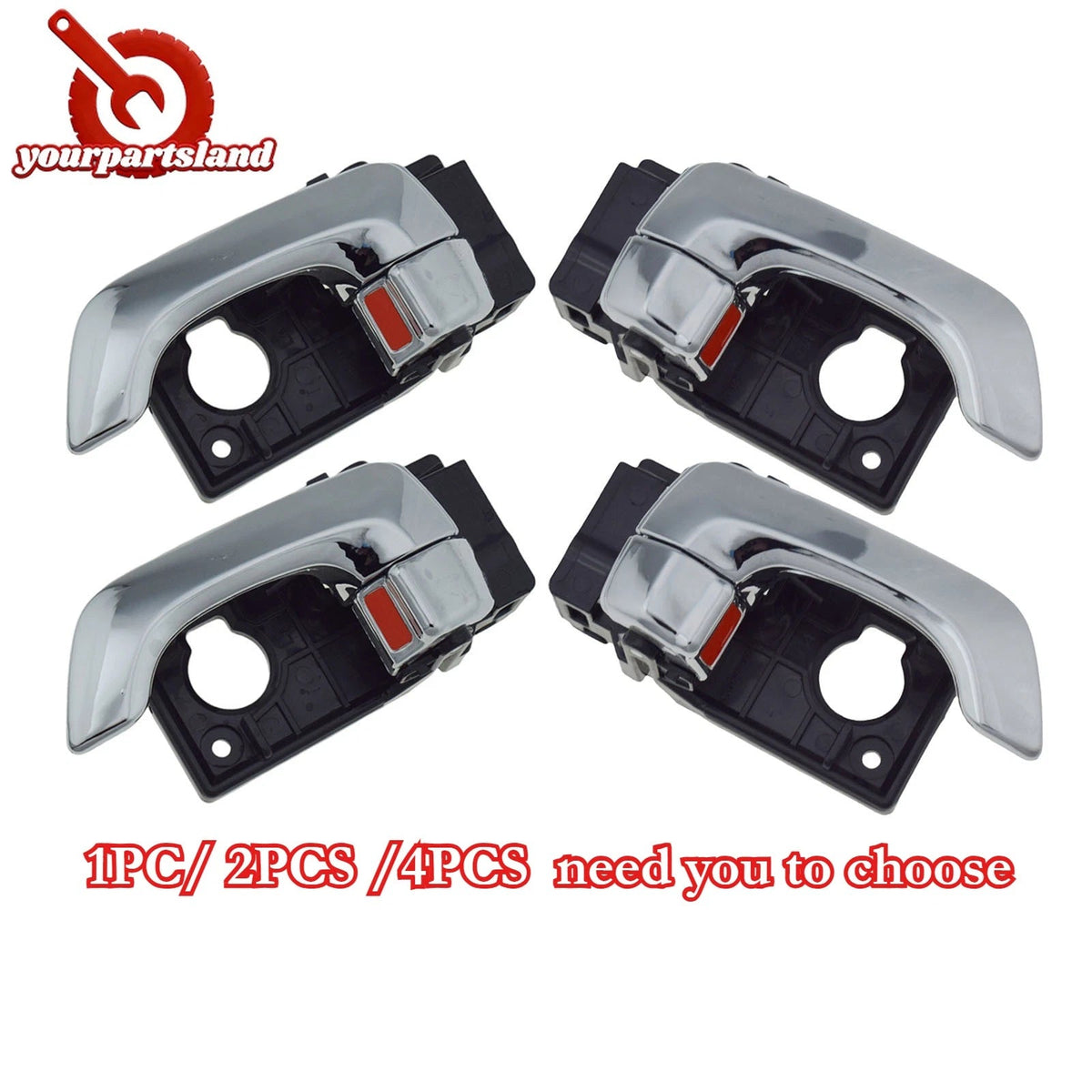 Left / Right Inside Door Handle Chrome for Kia Optima 2.4L 2.7L 2006 2007-2010 6B93BC-57