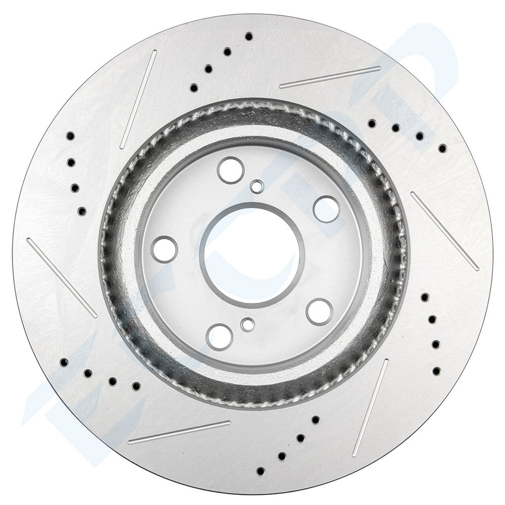 Front Rear Disc Rotors Ceramic Brake Pads for Toyota Camry Avalon Lexus ES350 6B93BC-57