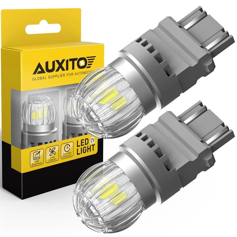 AUXITO 3157 3156 LED Reverse Backup Light Bulbs 6000K White Super Bright 2US6T A 6B93BC-57