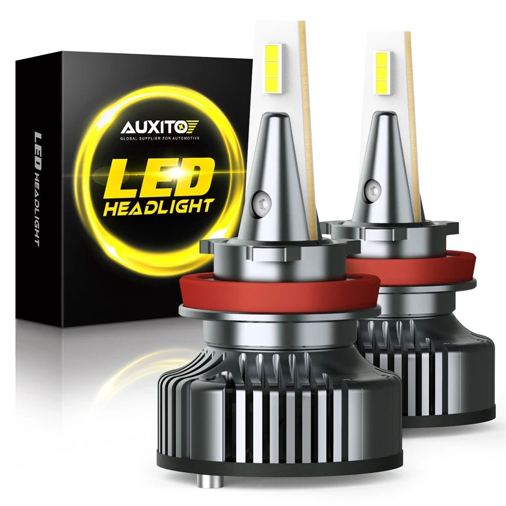 AUXITO H11 H8 H9 LED Headlight Bulb 72W 16000LM Hi/Low Beam 6500K CANBUS Y13 EOA AUXITO