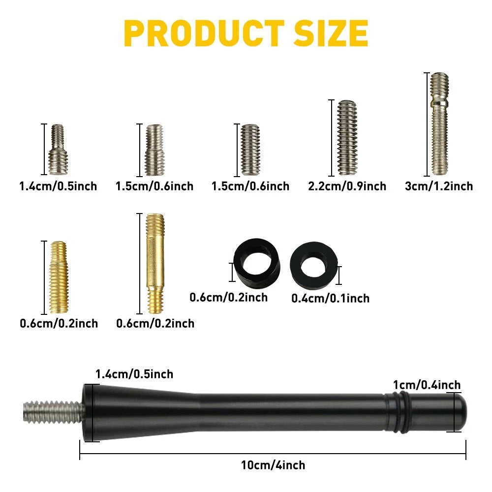 4" Short Black Aluminum Antenna AM/FM Mast for TOYOTA TACOMA 1995-2016 6B93BC-57