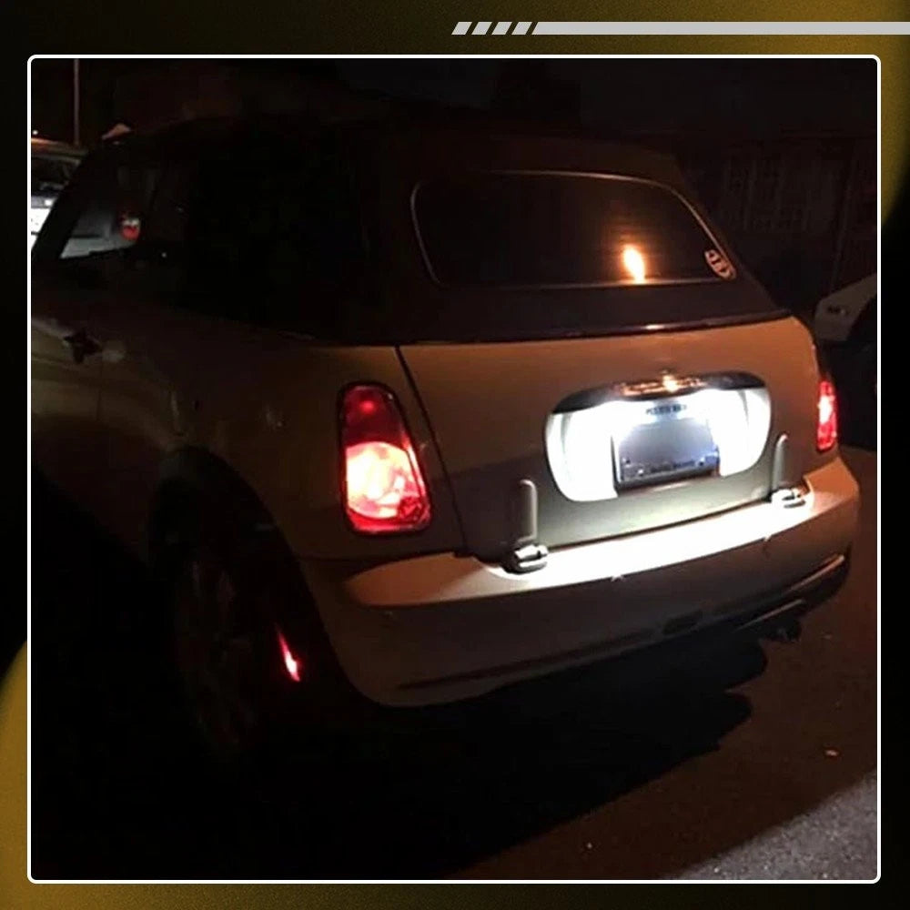 2X LED License Plate Lights White For 2012-2015 Mini Cooper Roadster R59 6000K A 6B93BC-57