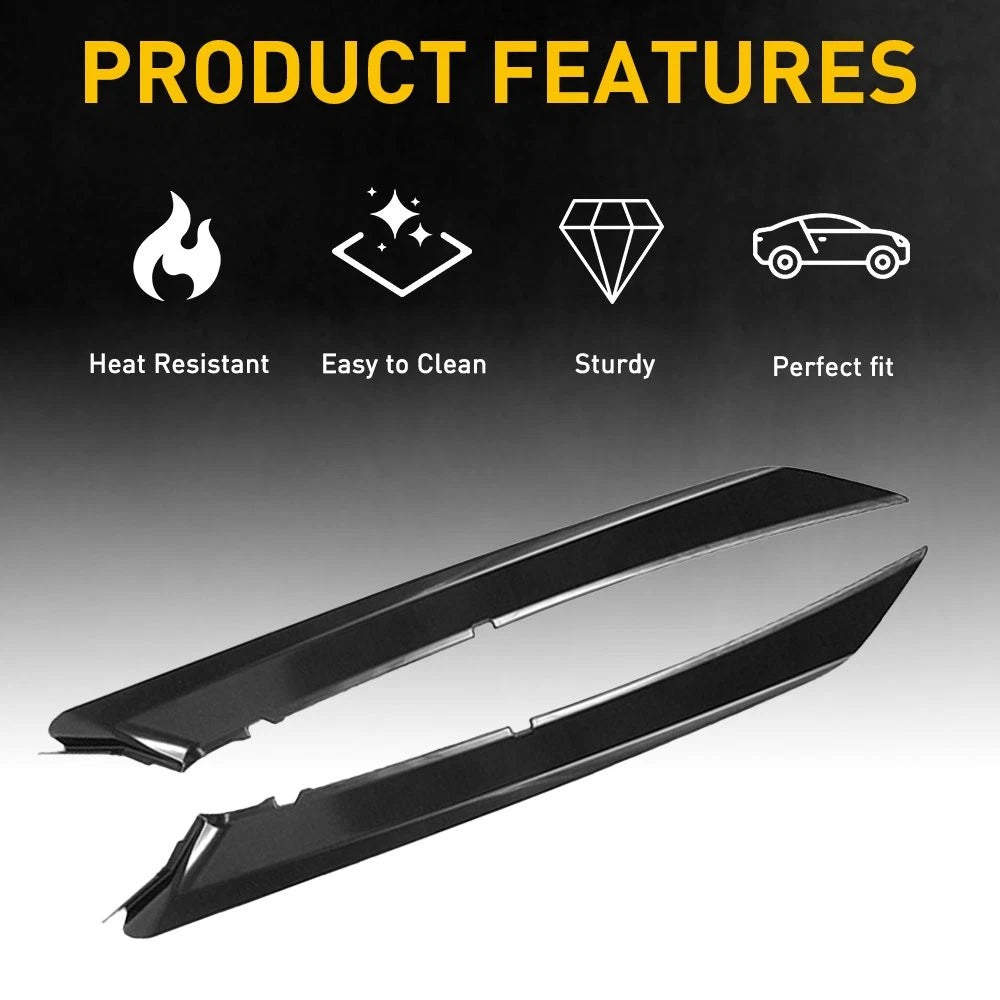 Front Grille Bumper Trim Molding Set Fit For 2018 2019 2020 Toyota Camry SE/XSE 6B93BC-57