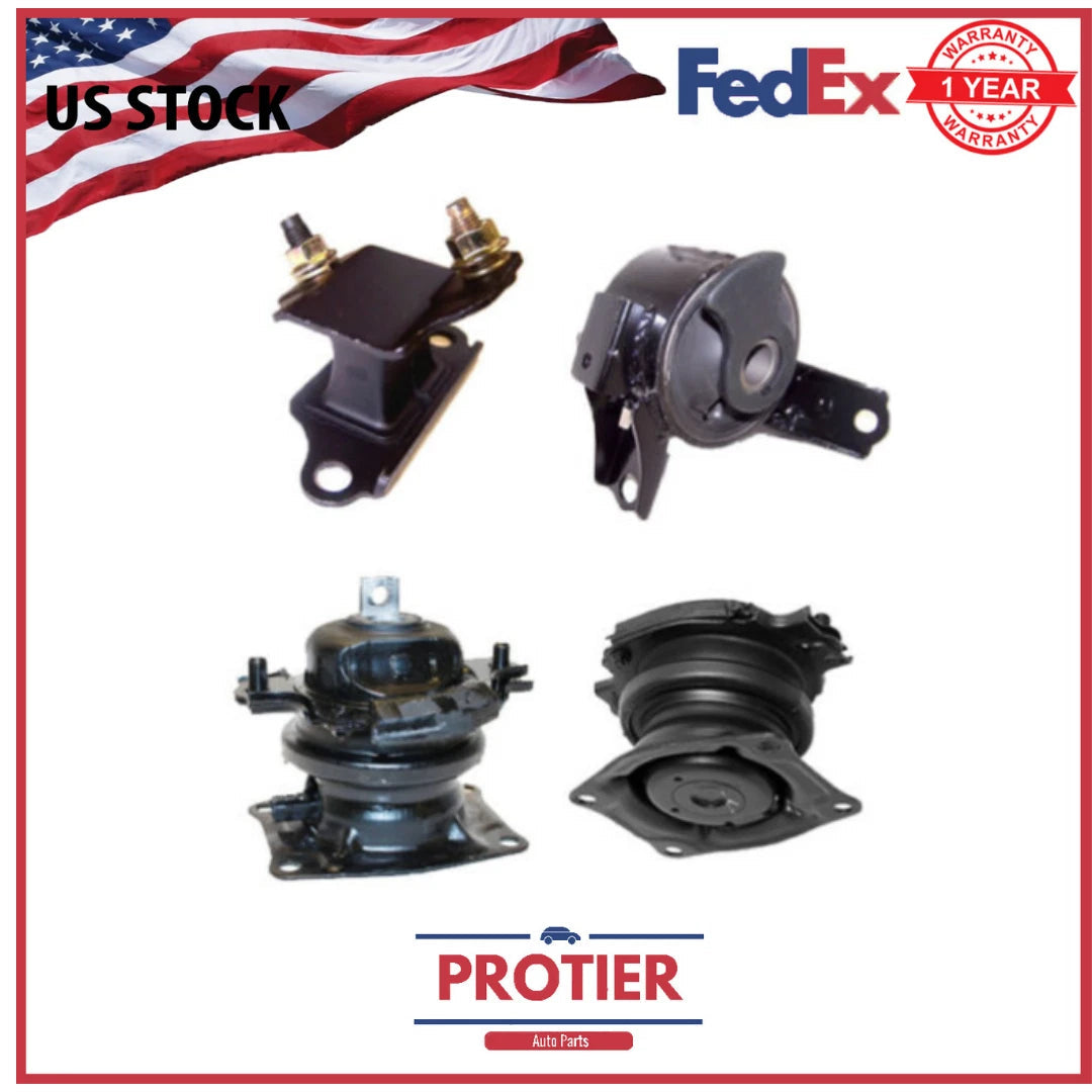 Engine Motor & Trans Mount 4PCS Set for 2005-2006 Honda Odyssey 3.5L i-VTEC Auto 6B93BC-57