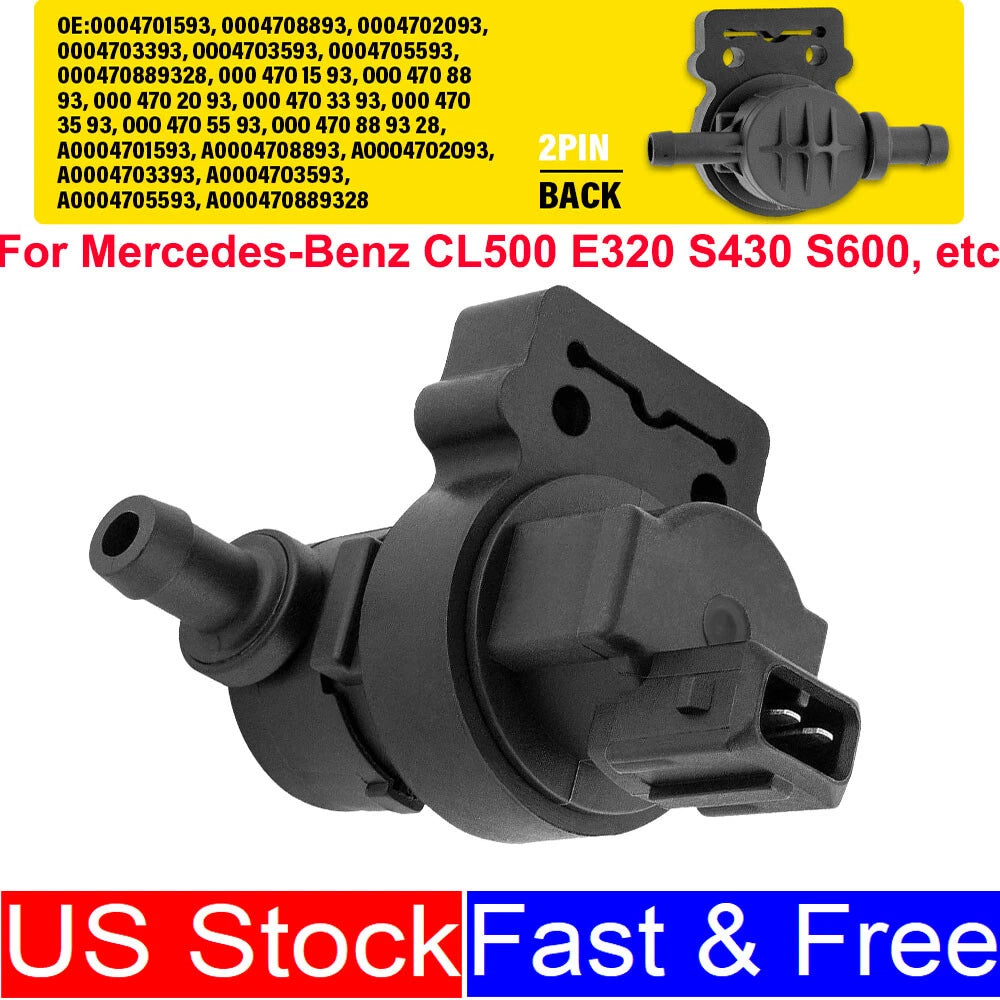 For Mercedes-Benz Fuel Vapor Canister Purge Valve Regeneration 0004708893 EA 6B93BC-57