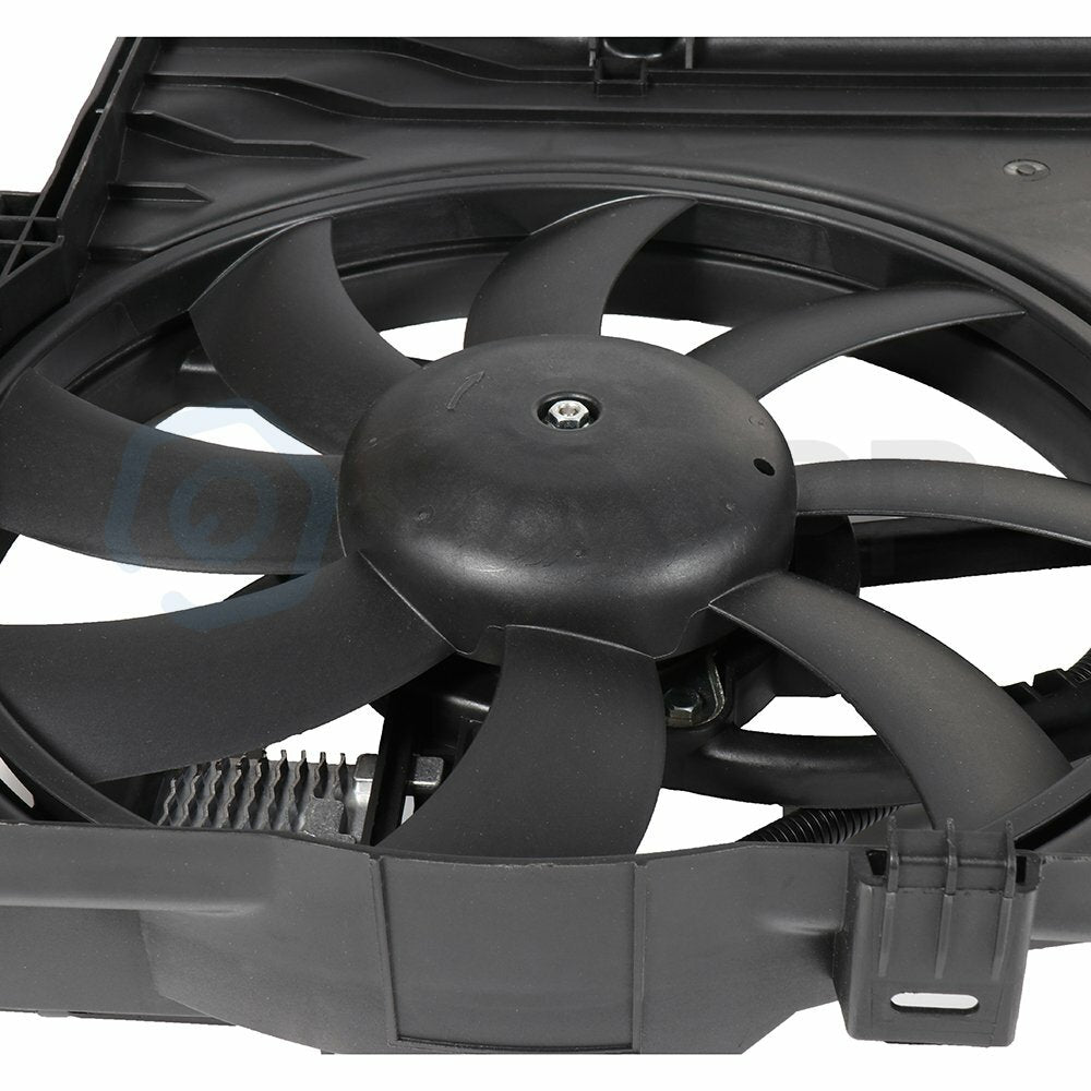 Radiator Condenser Cooling Fan Assembly For 2011 2012 2013 2014 Ford Edge 3.7L 6B93BC-57