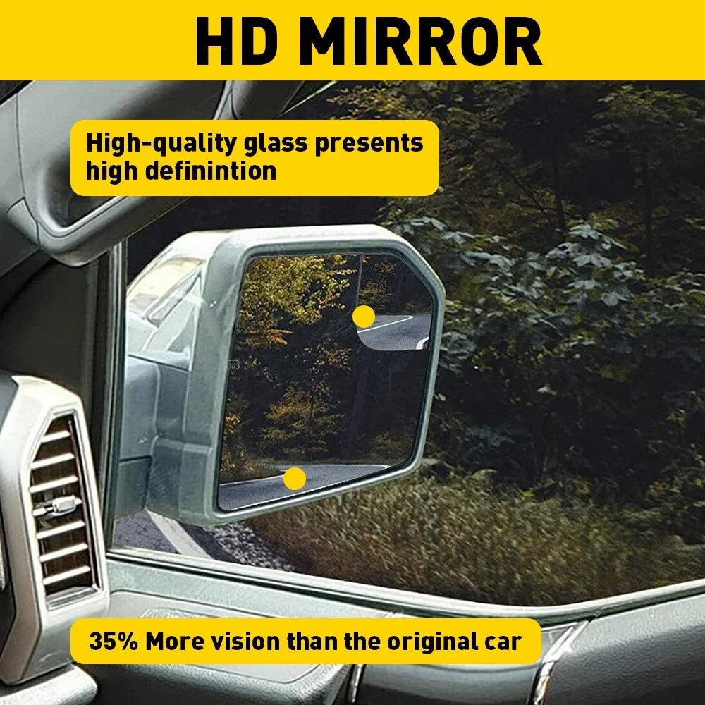 RIGHT PASSENGER SIDE MIRROR GLASS REPLACEMENT FOR 2015-2020 FORD F150 PICKUP EOA 6B93BC-57
