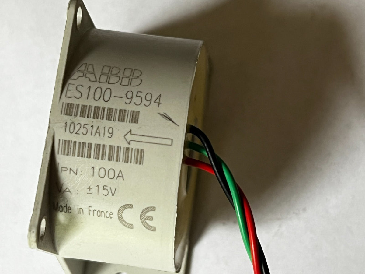ABB ES100-9594 current sensor transducer Univertor Mutual Inductor   100AMP 15V