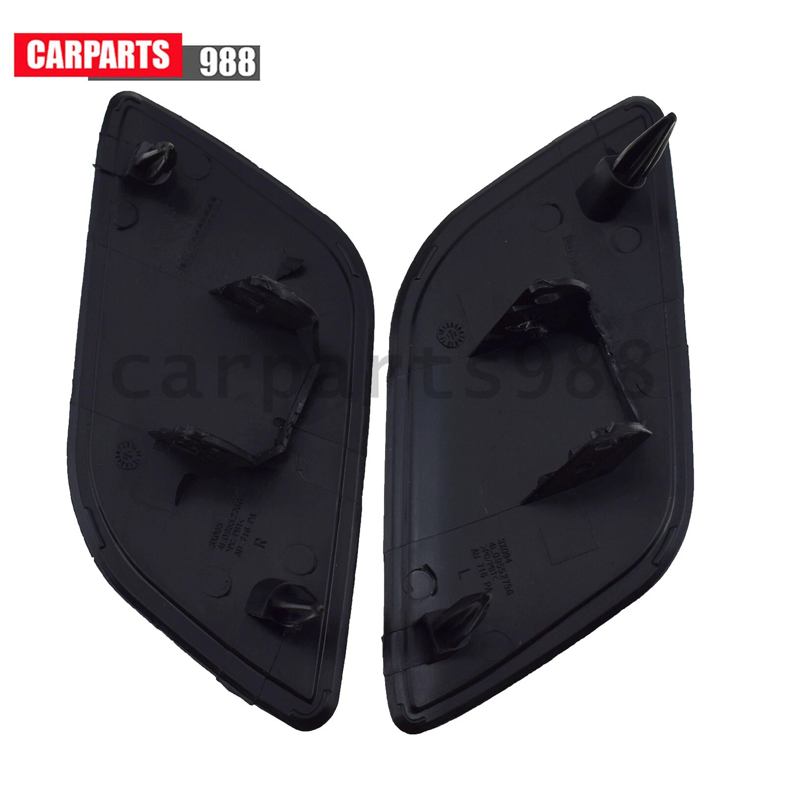 2Pcs Left Right Front Bumper Headlight Washer Nozzle Cover For Audi Q7 2010-2015 6B93BC-57
