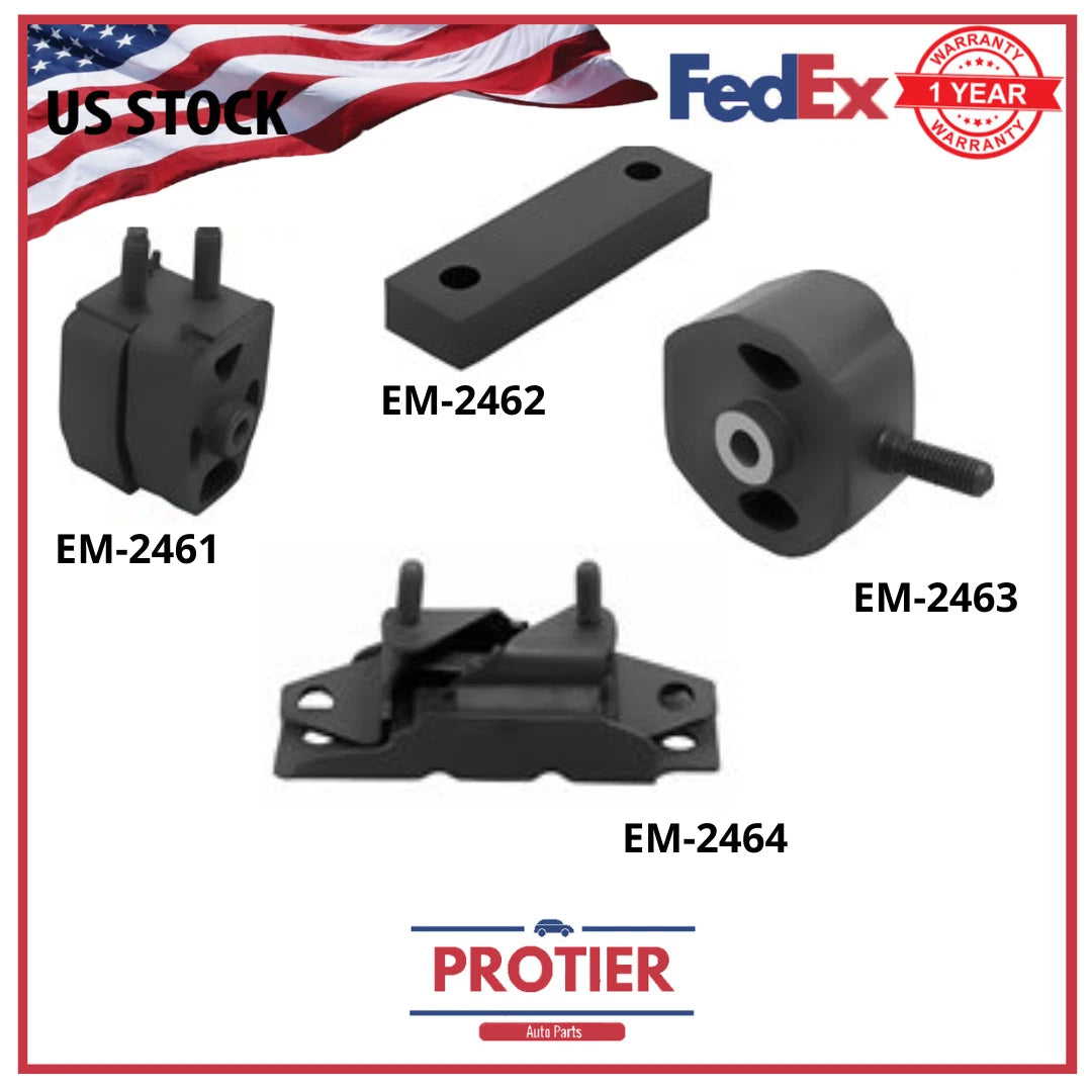 Engine & Trans Mount 4pcs For FORD CAR MERCURY CAR L4 Cyl 1.6 1983-82 6B93BC-57