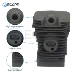 37mm Cylinder Head Piston Kit For Stihl 017 MS170 Pin Ring Circlips 6B93BC-57