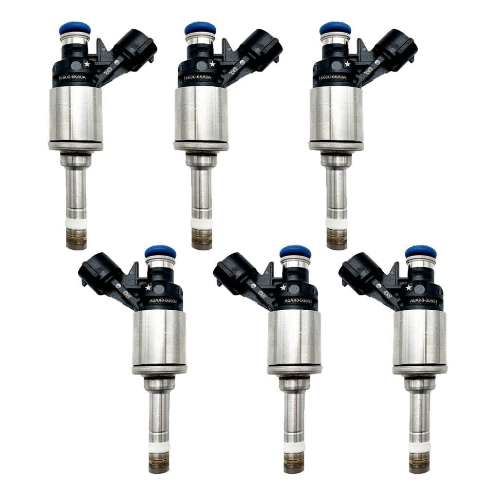 6 X High Quality Fuel Injector 166005CA0A For 2016-2021 Infiniti Q50 2017-21 Q60