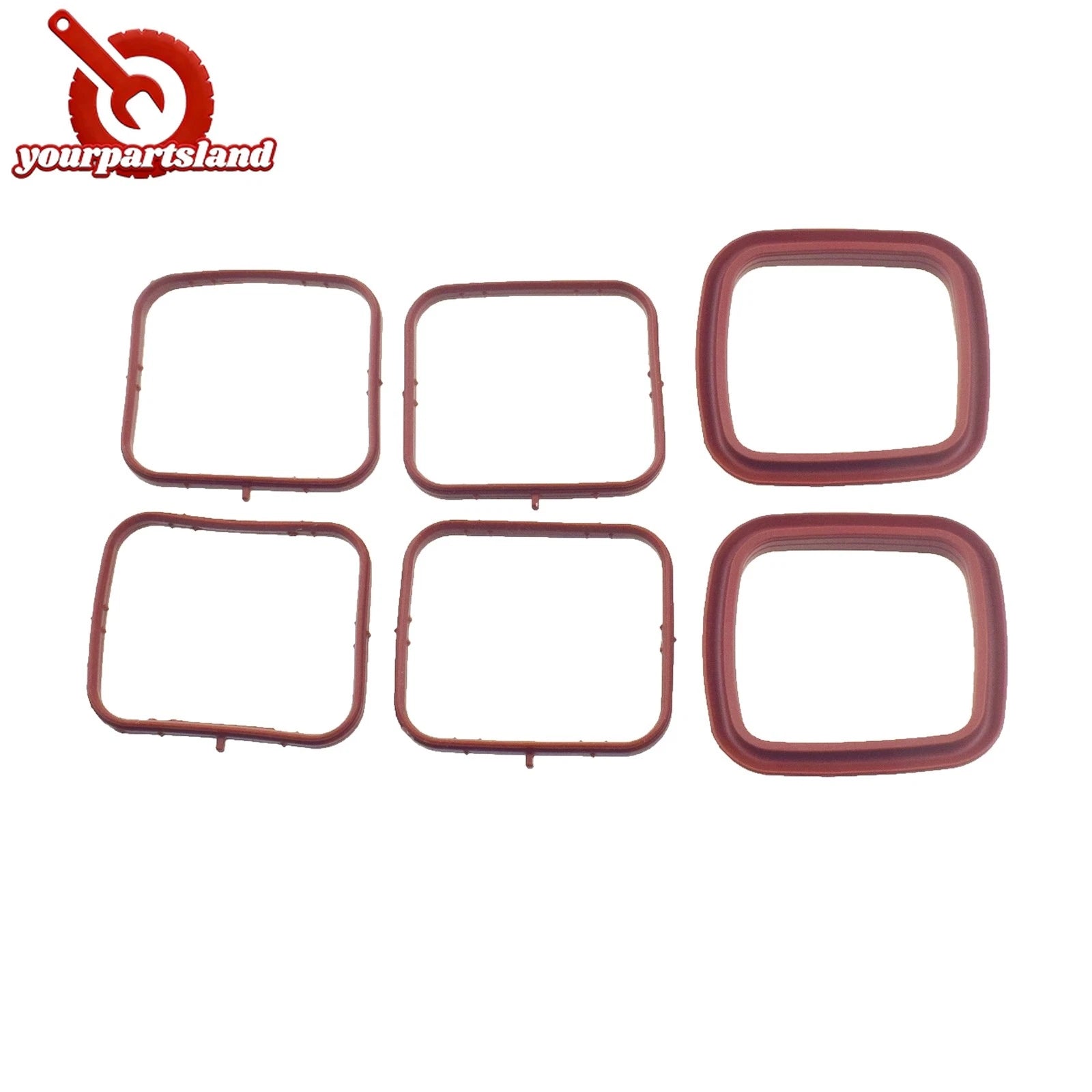 PCV Engine Valve Cover 2 Piece Intake manifold gasket set For VW Audi 3.6L 6B93BC-57