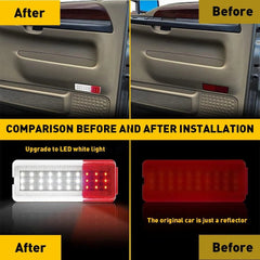 2 X Interior Door Panel Light Reflector For 99-07 Ford Super Duty F250 F350 F450 6B93BC-57