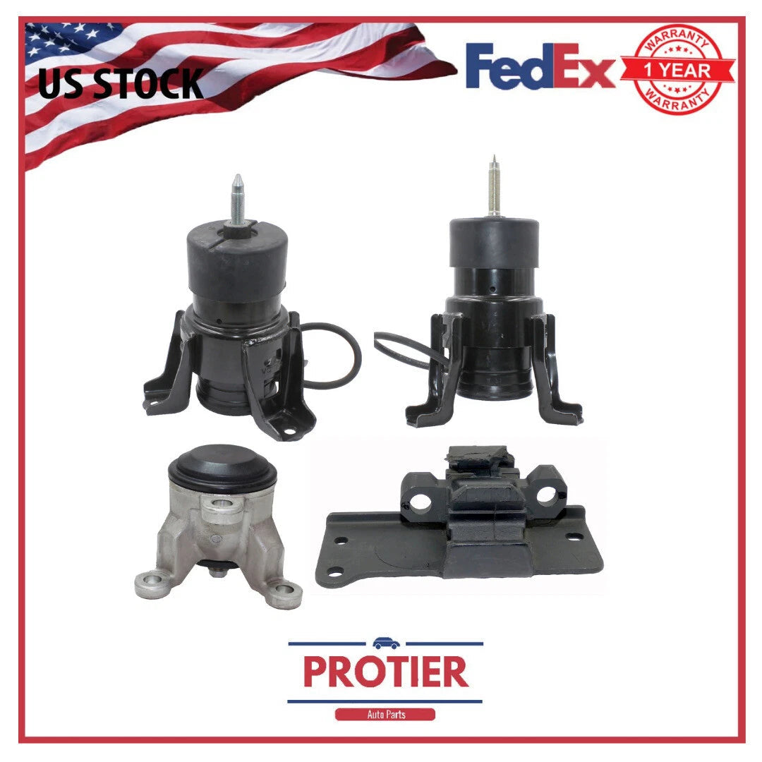 Engine & Trans Mount Set 4PCS for Nissan Murano Maxima V6 3.5l 3498cc 03-07 6B93BC-57