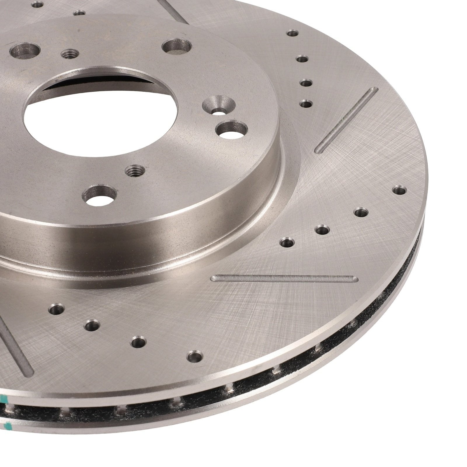 Front Drilled Slotted Brake Rotors For ACURA CSX ILX 2008 2009 2010 Honda Accord KOEEP