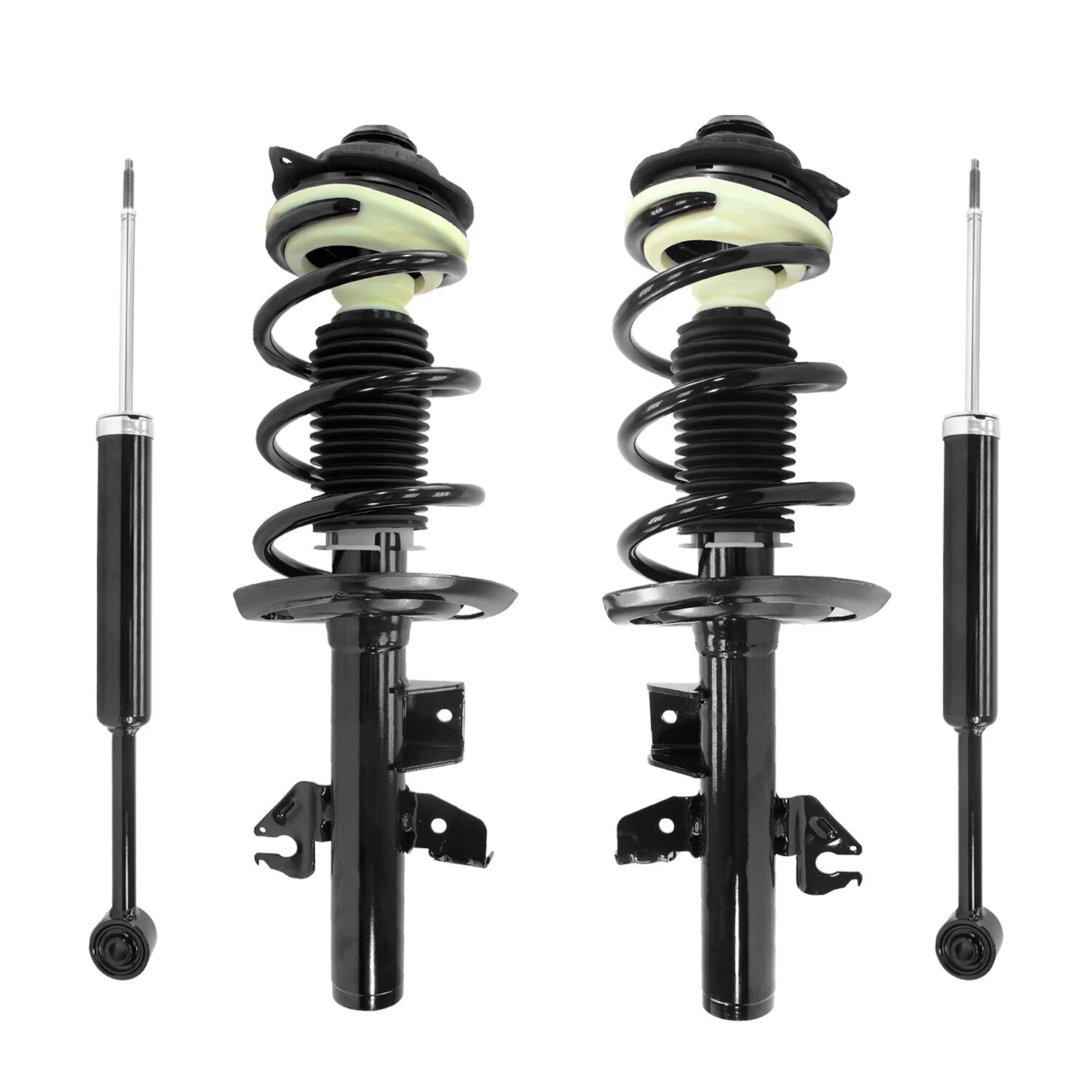 Front & Rear Kit Strut 2015-2017 compatible with Chrysler 200 6B93BC-57