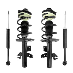 Front & Rear Kit Strut 2015-2017 compatible with Chrysler 200 6B93BC-57