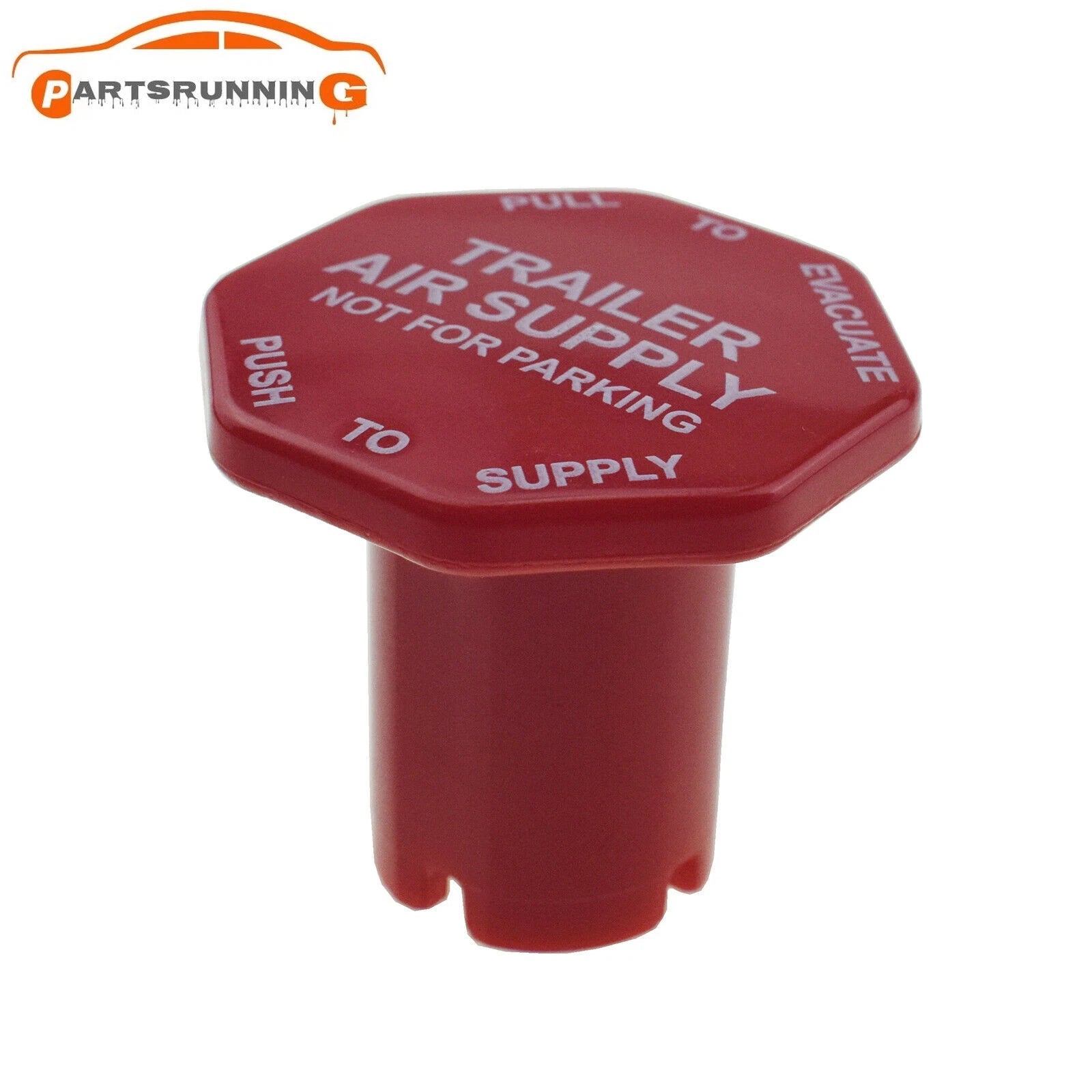 Parking Brake Red Air Supply Knob For Universal Semi Trucks 298817 298817N 6B93BC-57