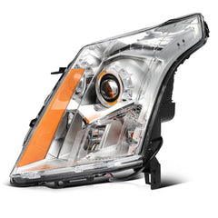 ECCPP Headlights Assembly For Cadillac SRX 2010-2016 Pair Kit Chrome Amber 6B93BC-57