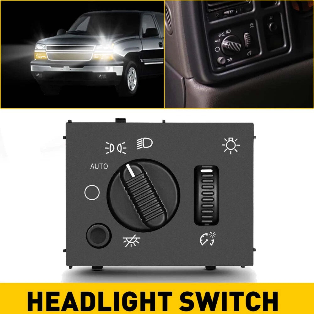 Headlight Switch Headlamp Dimmer for Chevy Silverado GMC Sierra YUSon 2003-07 EA 6B93BC-57