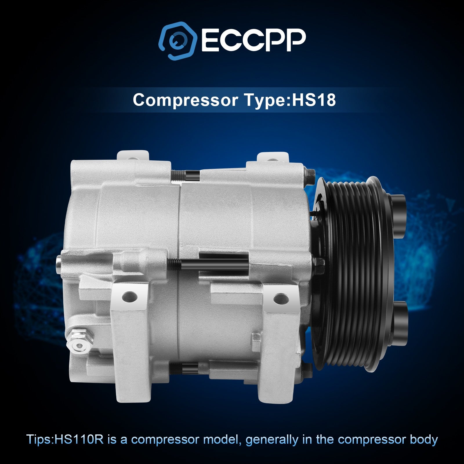 ECCPP AC A/C Compressor For 2006 2007-2009 Dodge Ram 2500 3500 5.9L 6.7L 6B93BC-57