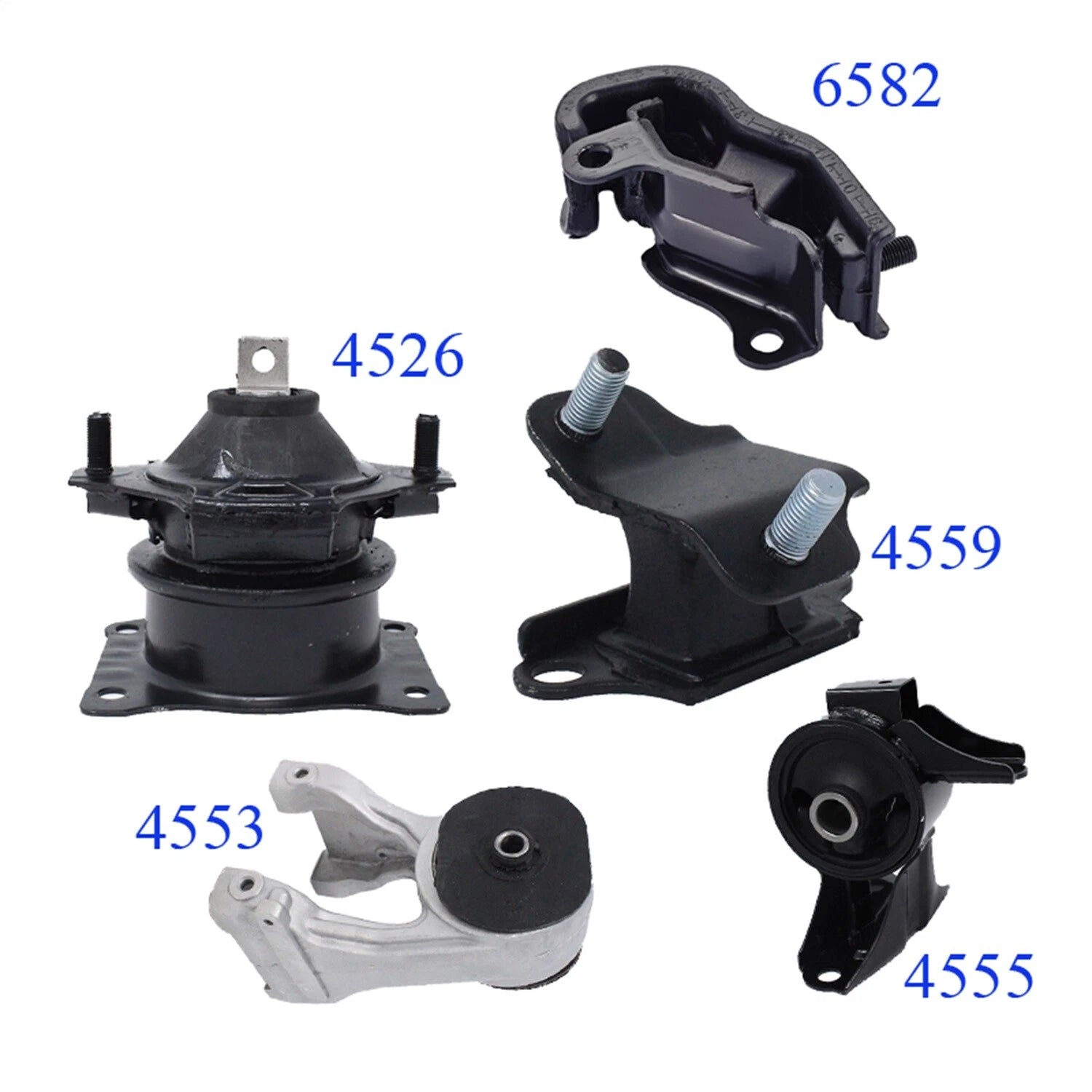 Engine Mount Set compatible with Honda 2005-2006 Odyssey V6 6B93BC-57