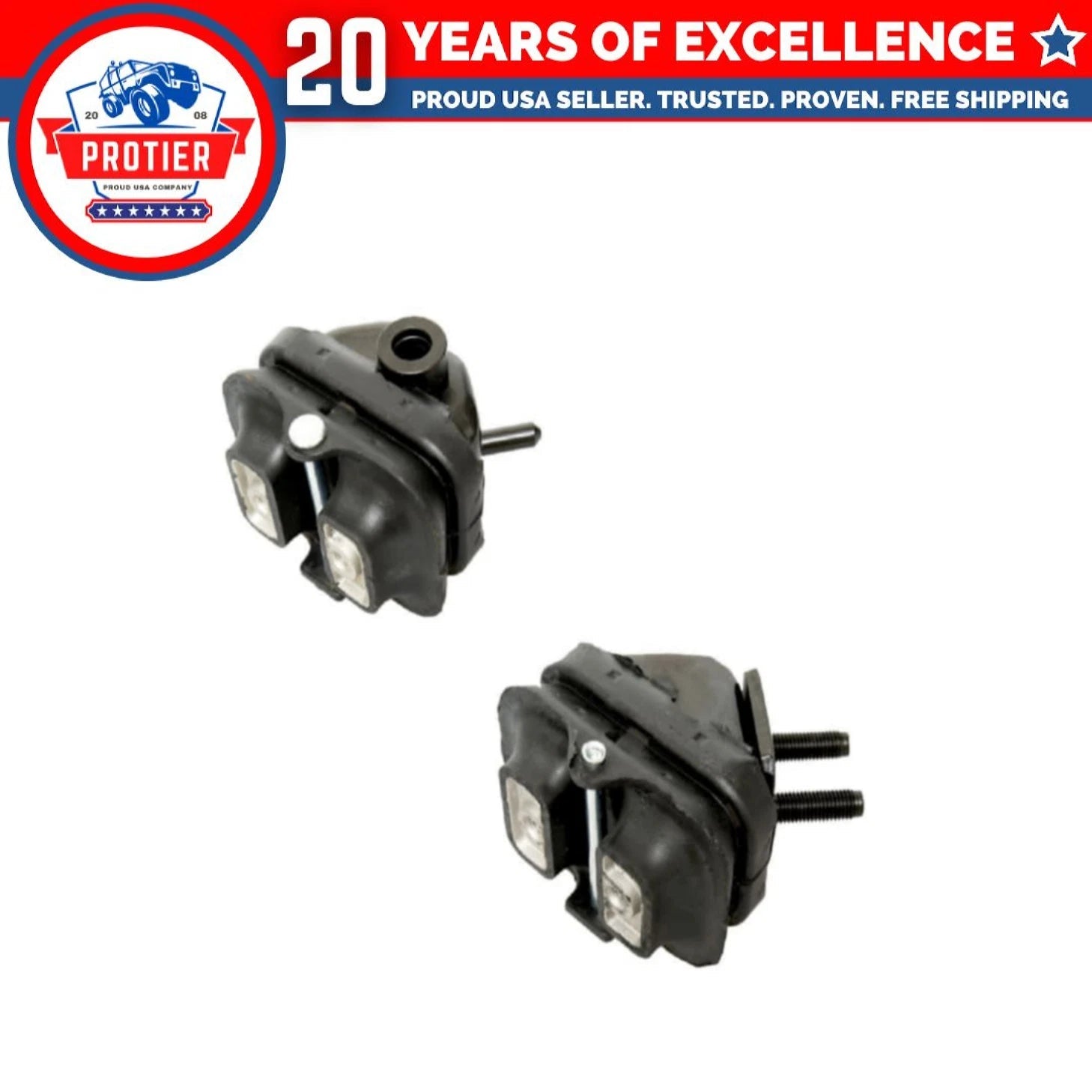 Fits 2005-2008 Ford F150 4.6L 5.4L/ Lincoln Mark LT 5.4L Front L&R Motor Mount 6B93BC-57