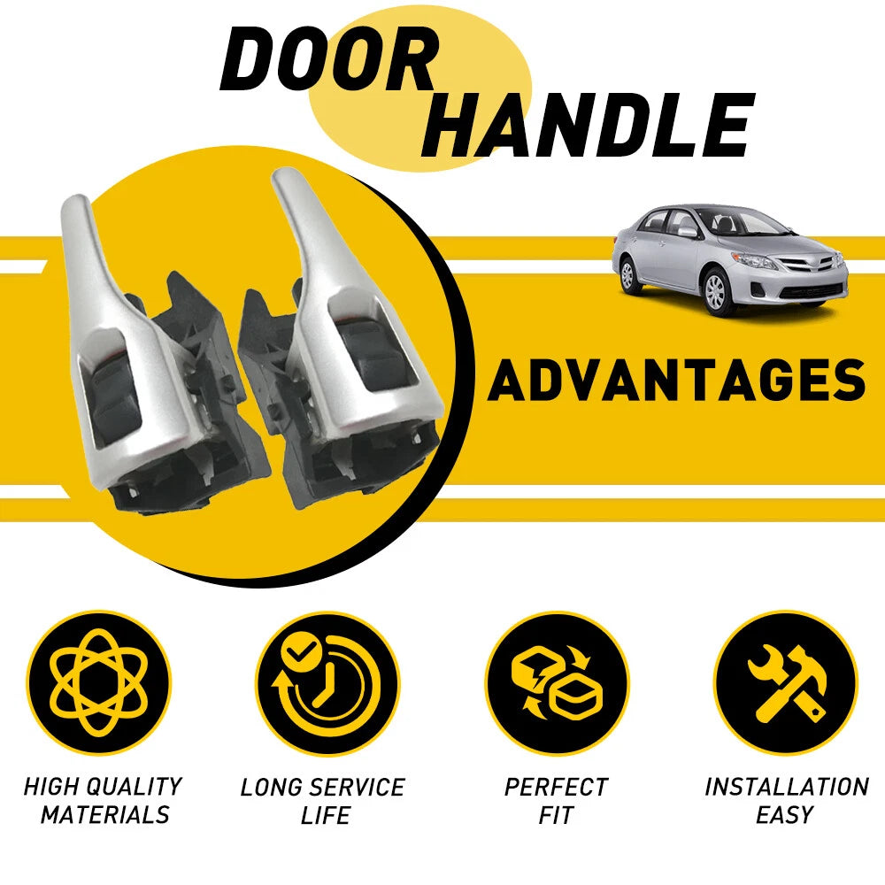 Door For Handle Toyota Corolla 2009-2013 Front or Rear LH RH Inner Black/Silver 6B93BC-57