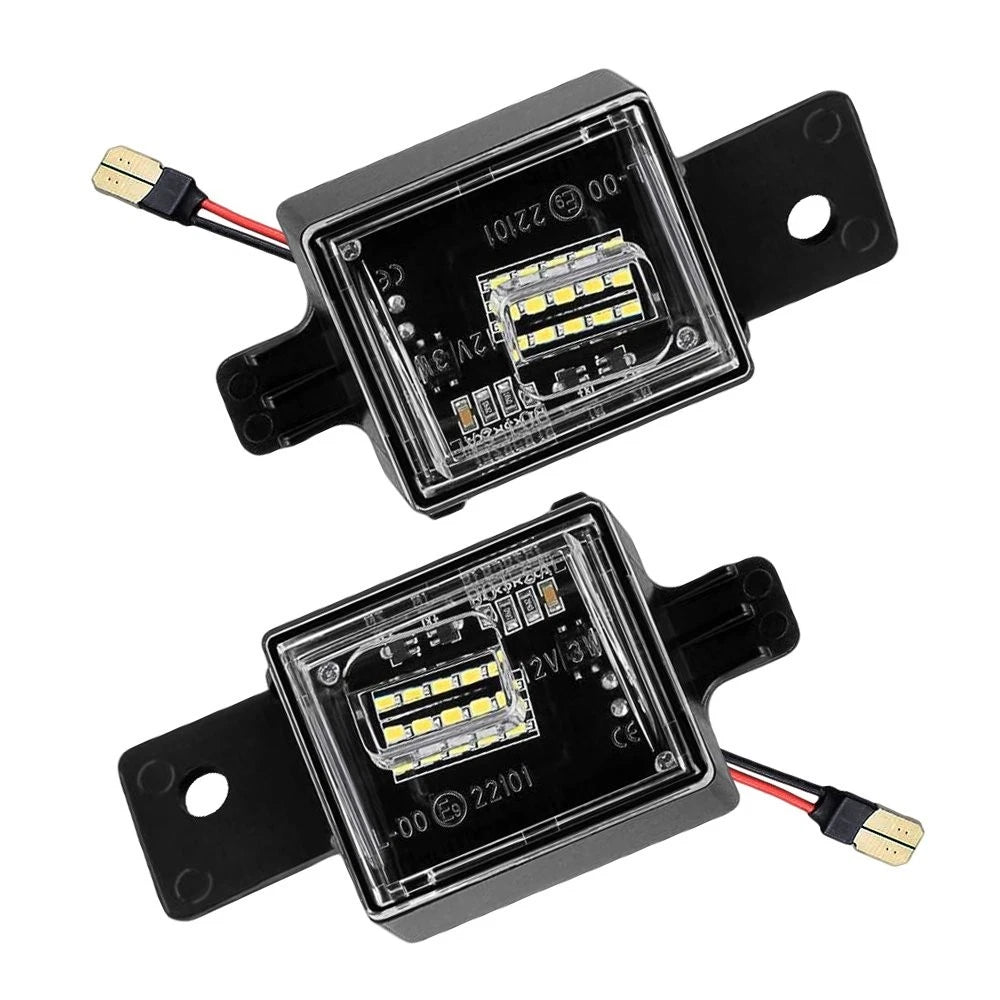 2PCS LED License Plate Light Tag White For 2014-18 Silverado Chevy GMC Sierra 6B93BC-57