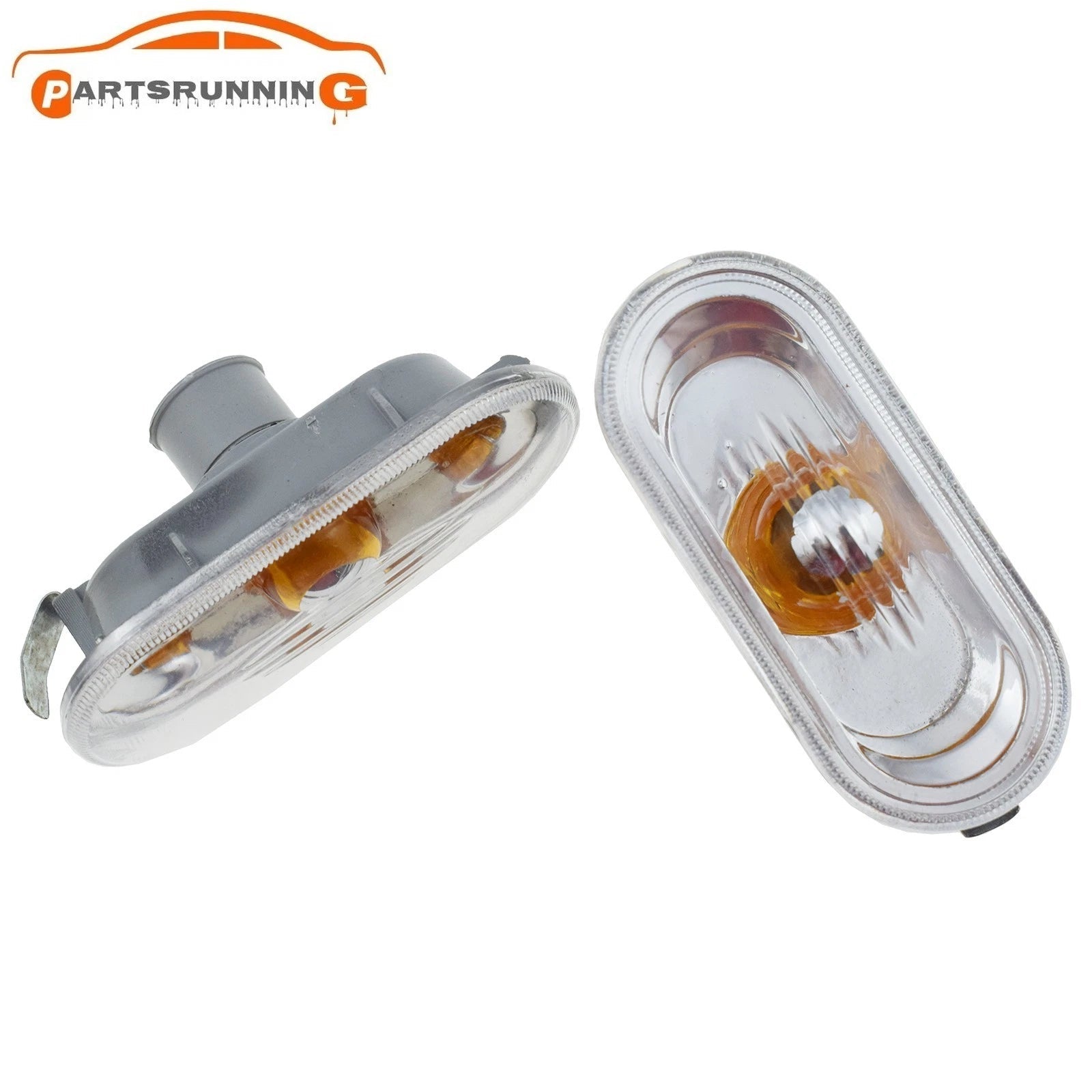 7H0949117 Pair LED Side Marker Turn Signal Lights for VW Amarok 2012-2017 6B93BC-57