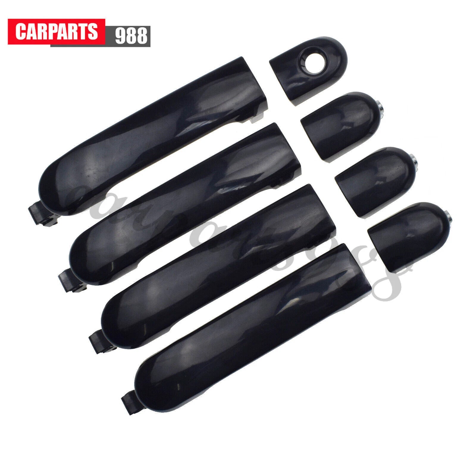 Outer Door Handle Front Rear LH RH for 07-12 Nissan Versa 82641EL12A 82640EL12A 6B93BC-57