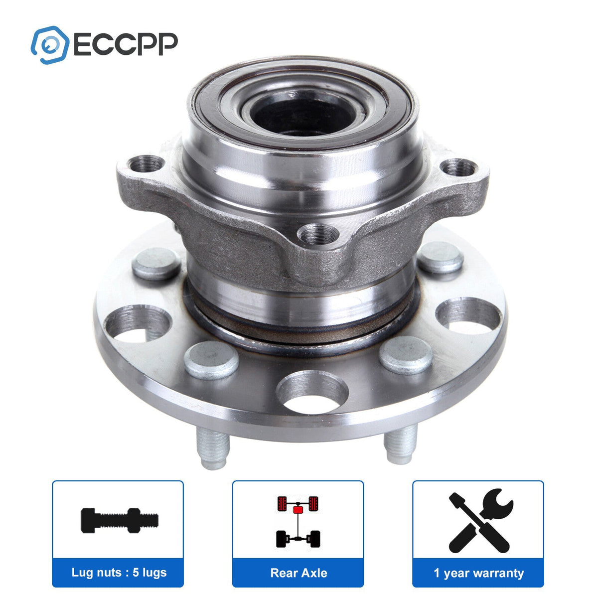 1Pc Wheel Hub Bearing Assembly Rear For Lexus IS250 IS35 GS350 GS460 GS450h GS F 6B93BC-57
