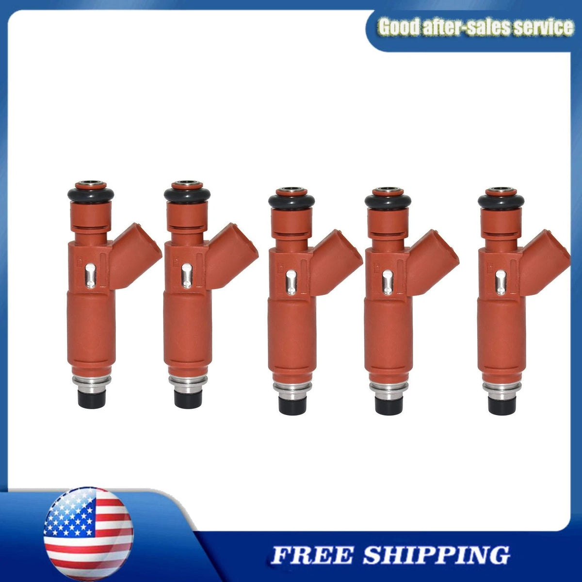 5x Fuel Injector For 2001-2005 Volvo S60 V70 2.4L 2.5L 9470229 852-12225 6B93BC-57