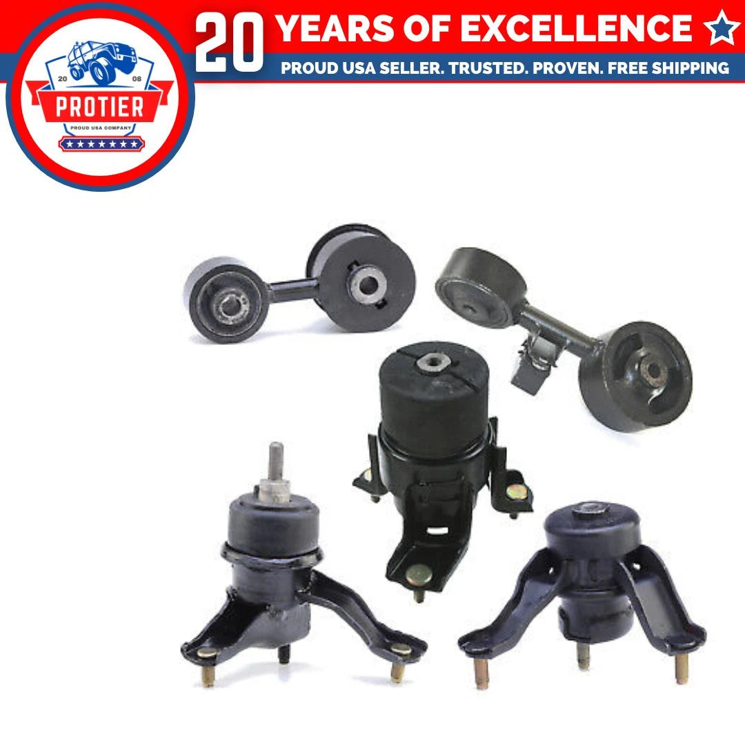 Fits 2002-2006 Toyota Camry 2.4L MANUAL JAPAN BUILT Motor & Trans Mounts 5PCS : 6B93BC-57